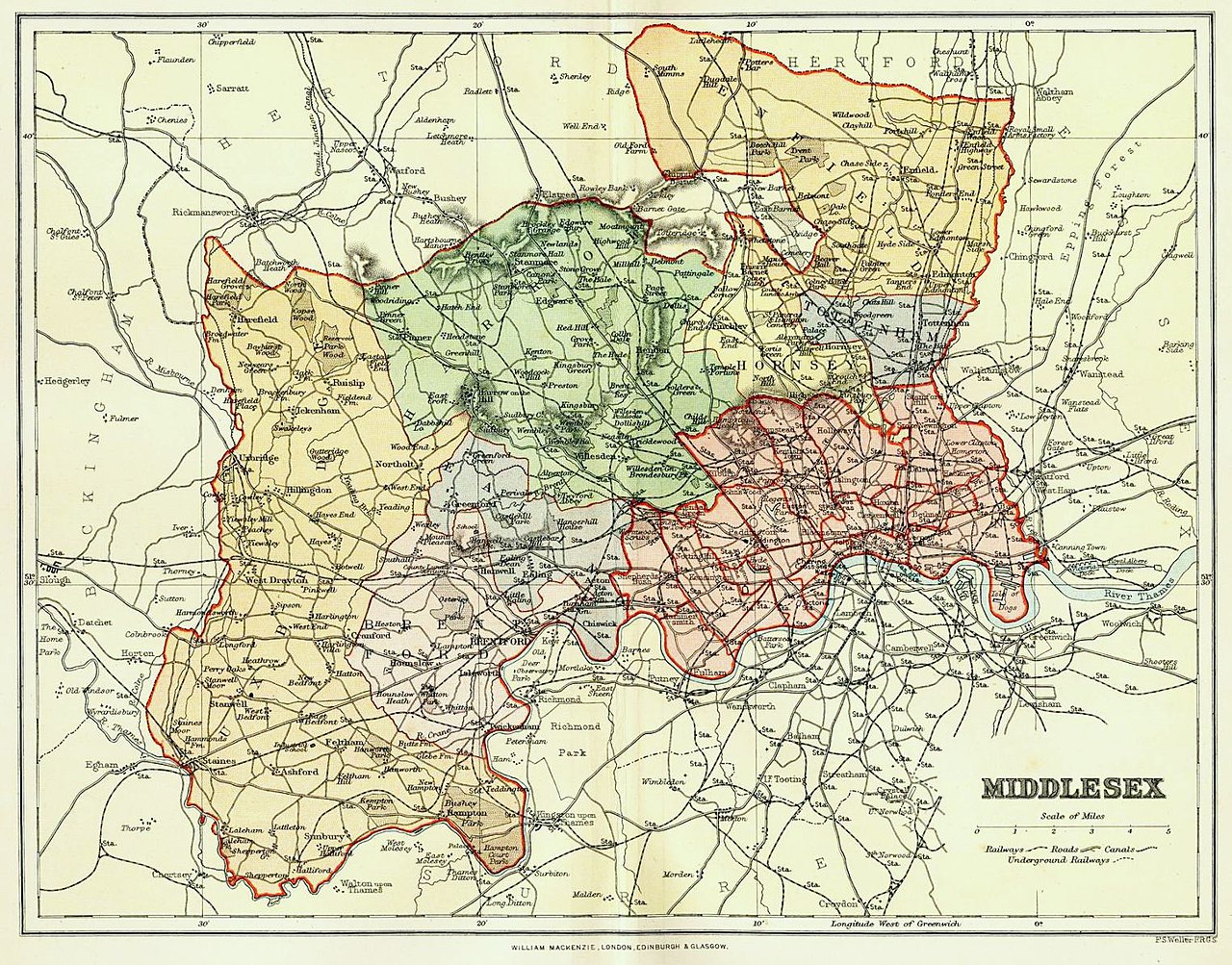 Middlesex in 1769