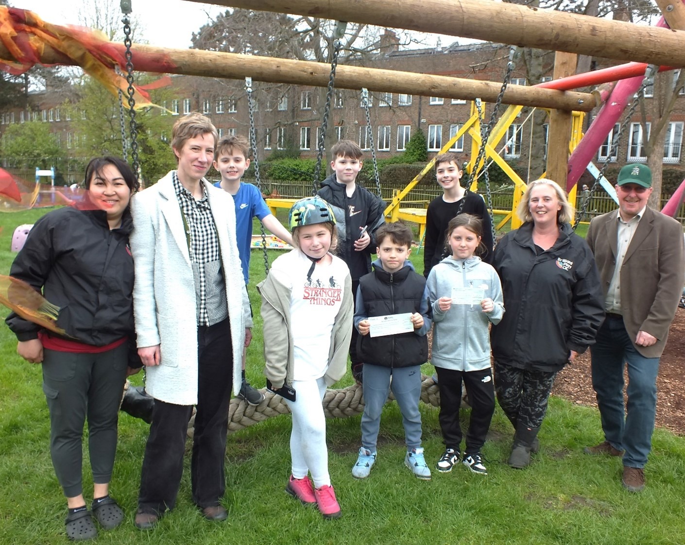 The Worshipful Master of Middlesex Shooting Sports Lodge No 1701, the children and adults.