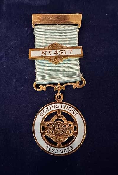 Close-up of the Centenary Jewel