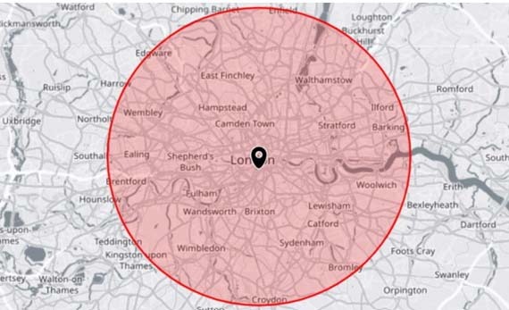 10 MILE BOUNDARY FROM GRAND LODGE