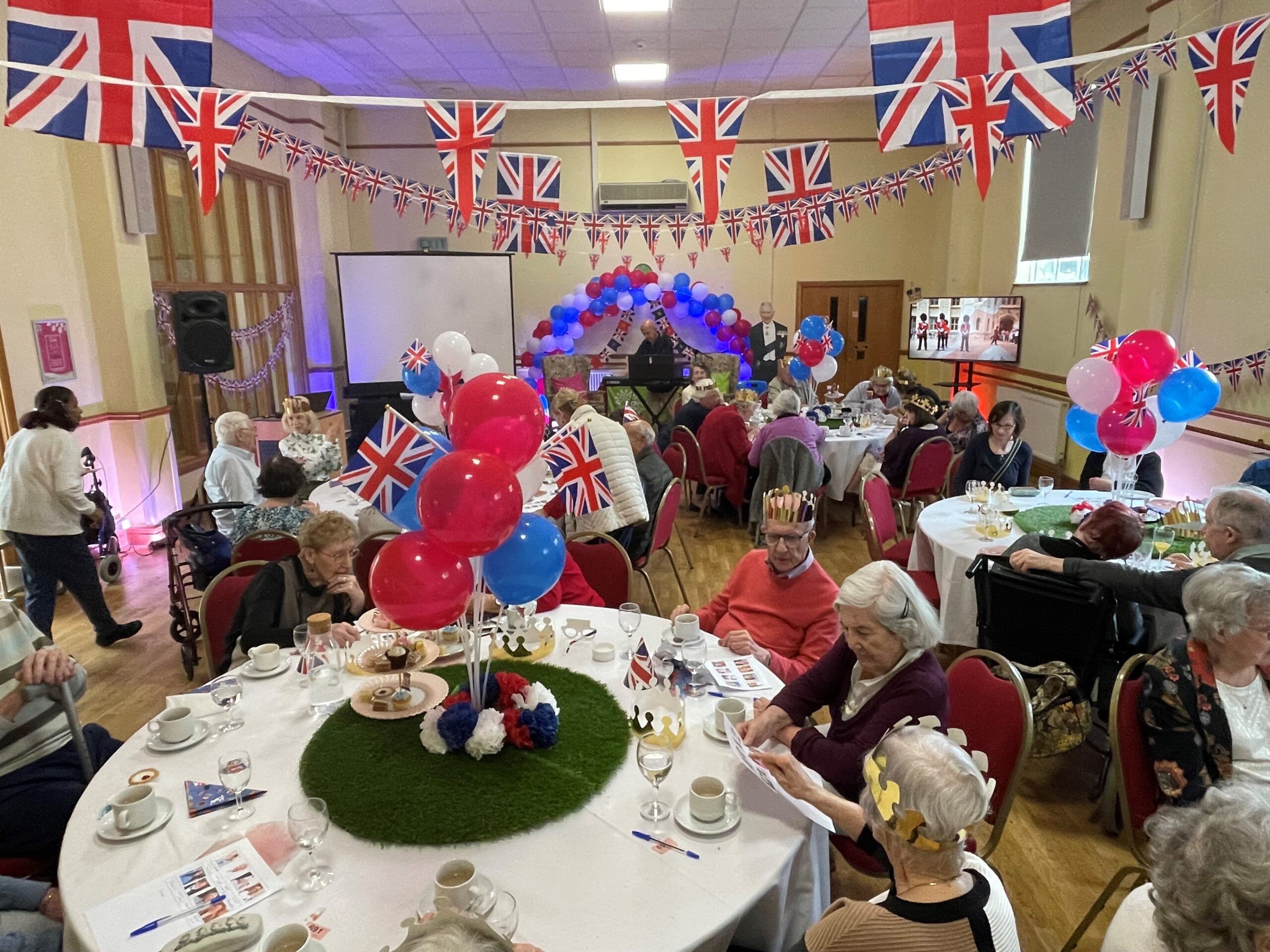 Coronation Party at the Greenwood Community Centre 2023.