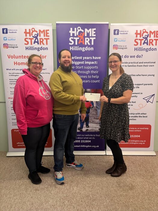 L-R: Gemma and Simon Diggins, Clare Nazerali 