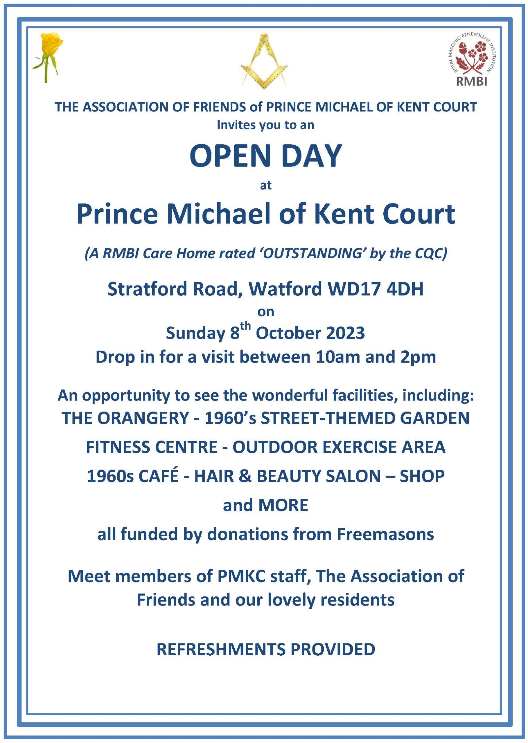 Open Day invitation Oct23