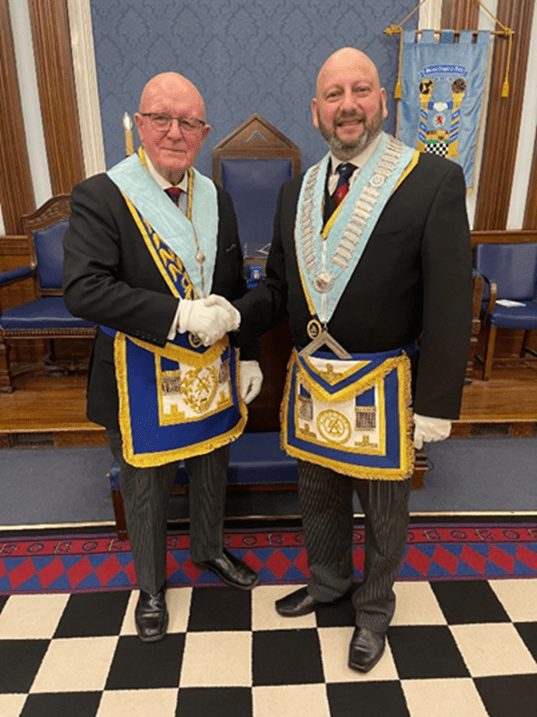 W Bros David Pearson PAGDC (IM) and Adam Helman PProvAGDC (WM)