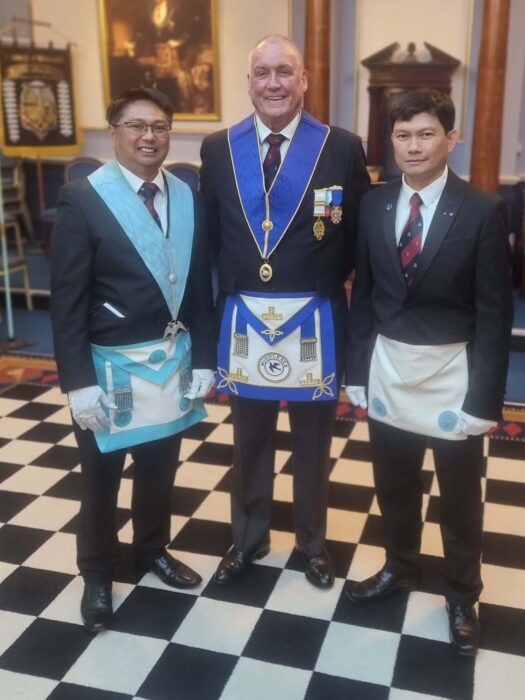 The Regalia Reunited to the rightful owners.