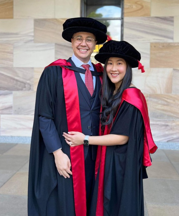 Brother Dr Roger Tang - formerly of Royal Hanover Lodge No 1777 in Middlesex recently graduated with a PhD from the University of Queensland, Australia.