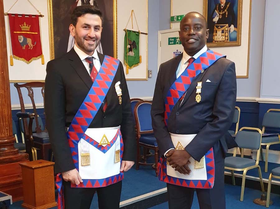 Newly exalted Companions Ahmad Hammami and Habil Kadieda
